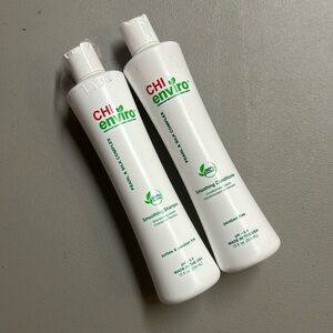 NEW Chi Enviro Smoothing Shampoo & Conditioner Sulfate & Paraben Free 12 fl oz